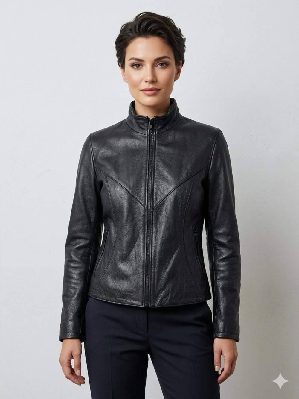 Pro Rider Women’s Leather Jacket Thinsulate 25 GM with Zip Out Liner Size Small